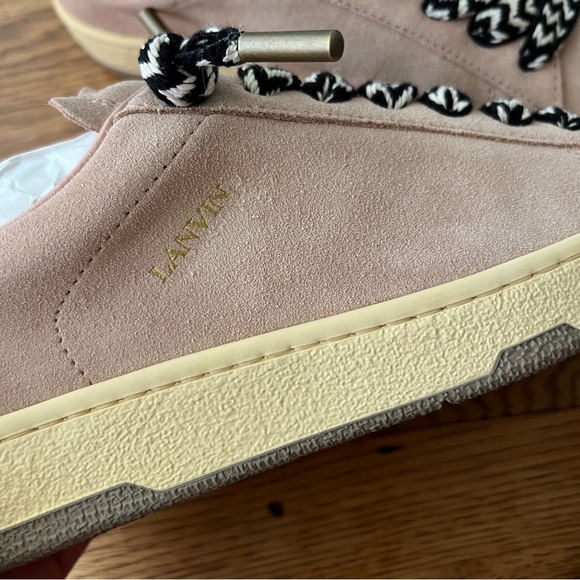 LANVIN SUEDE CURB LITE SNEAKERS - Picture 5 of 12
